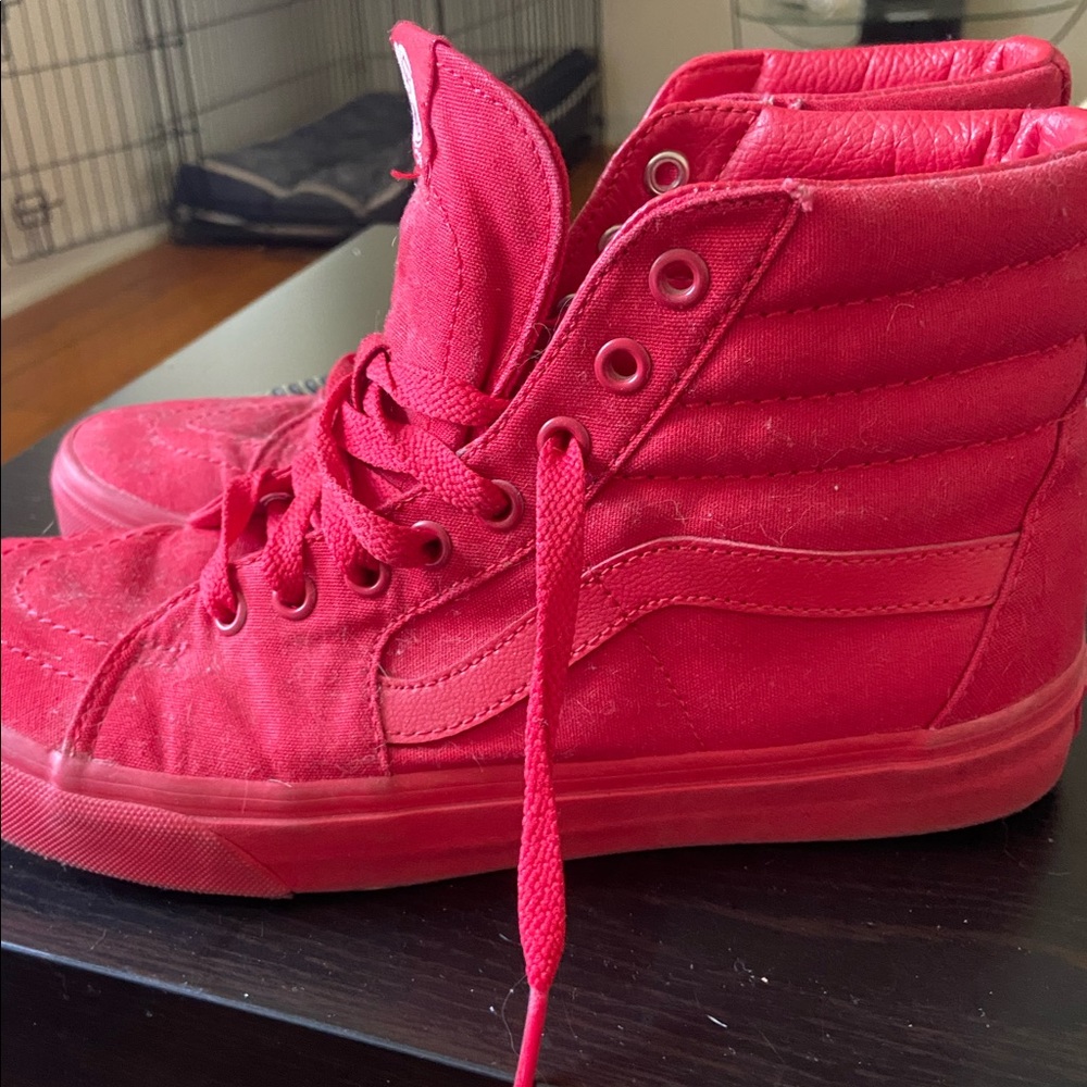 High top red vans